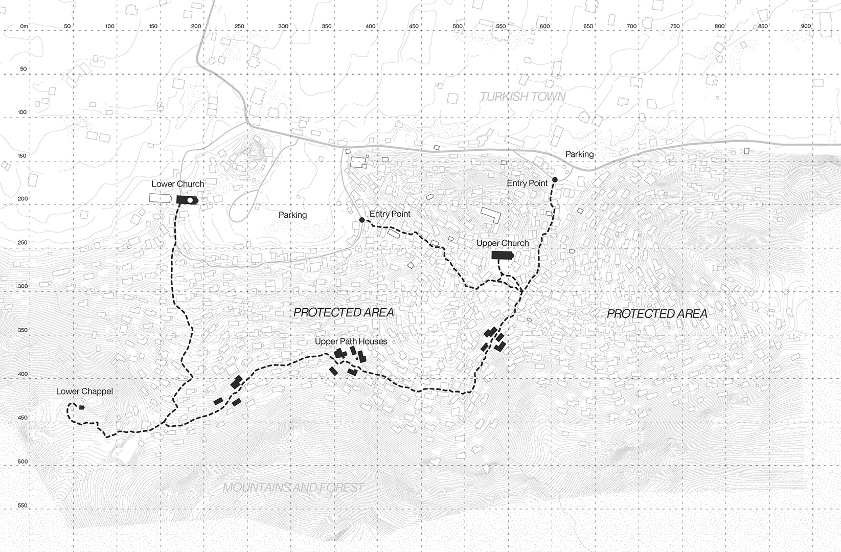 Plan de site, Chaos of the Unseen, Kayaköy
